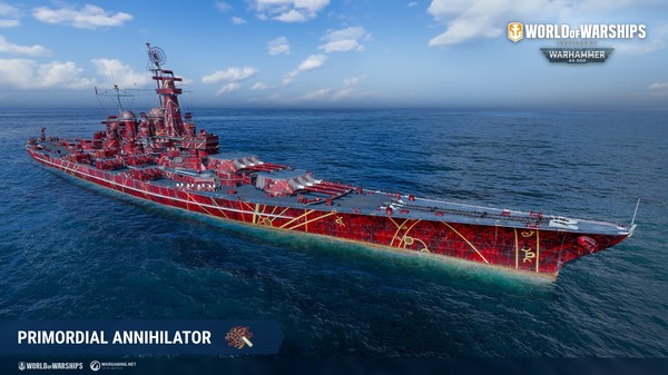 World of Warships × Warhammer 40,000: Grimdark Camouflage Pack
