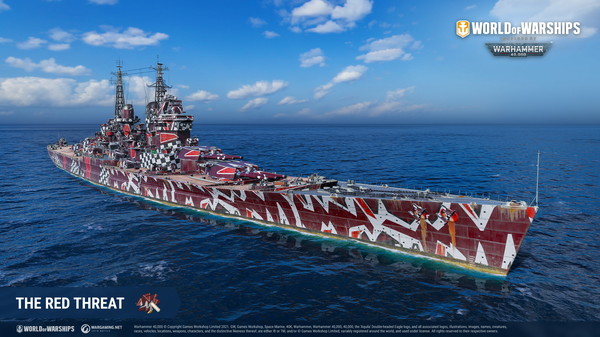 World of Warships × Warhammer 40,000: Grimdark Camouflage Pack