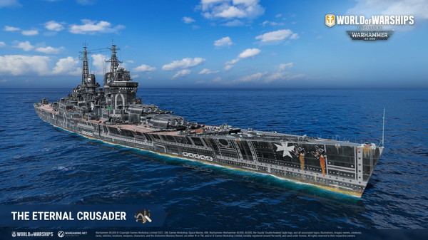 World of Warships × Warhammer 40,000: Grimdark Camouflage Pack