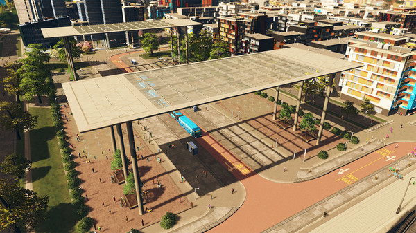 Cities: Skylines - Plazas & Promenades — скриншот 14