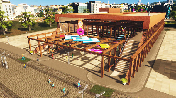 Cities: Skylines - Plazas & Promenades — скриншот 9