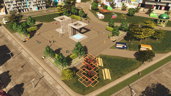 Cities: Skylines - Plazas & Promenades — скриншот 15