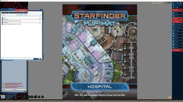 Fantasy Grounds - Starfinder RPG - Flipmat -Hospital