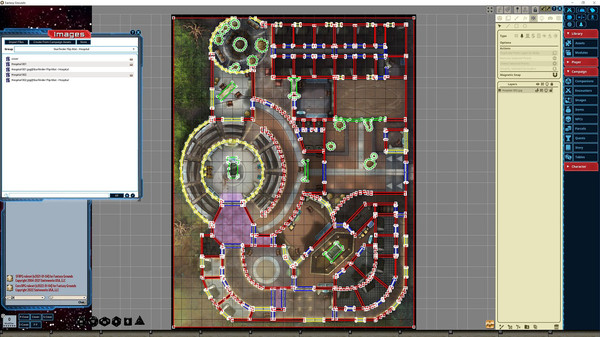 Fantasy Grounds - Starfinder RPG - Flipmat -Hospital