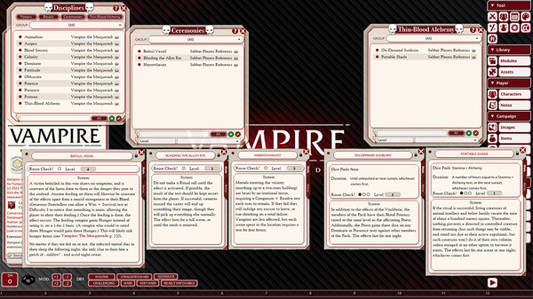 Fantasy Grounds - Sabbat: The Black Hand