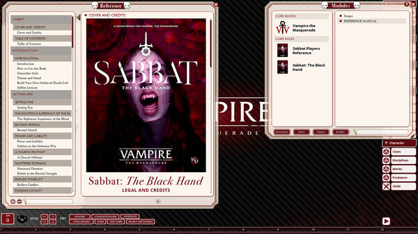 Fantasy Grounds - Sabbat: The Black Hand