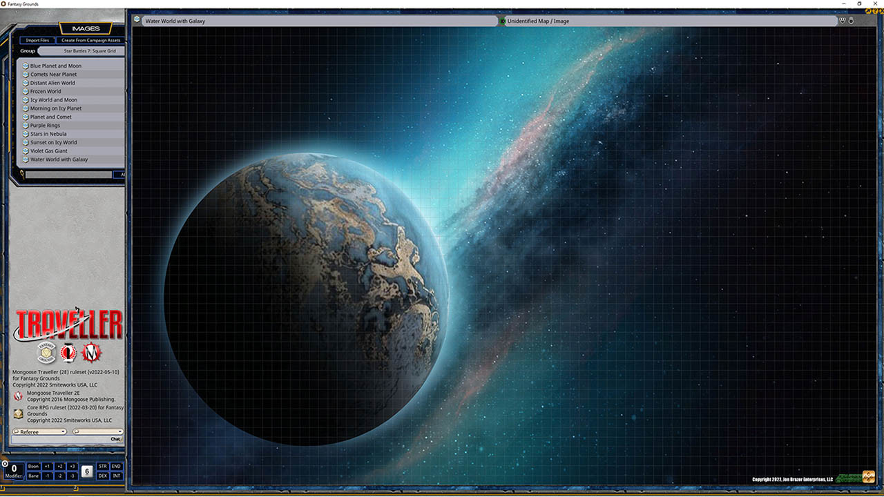 Fantasy Grounds - Star Battles: All Alone in the Black Space Map Packのスクリーンショット 1