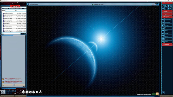 Fantasy Grounds - Star Battles: All Alone in the Black Space Map Pack