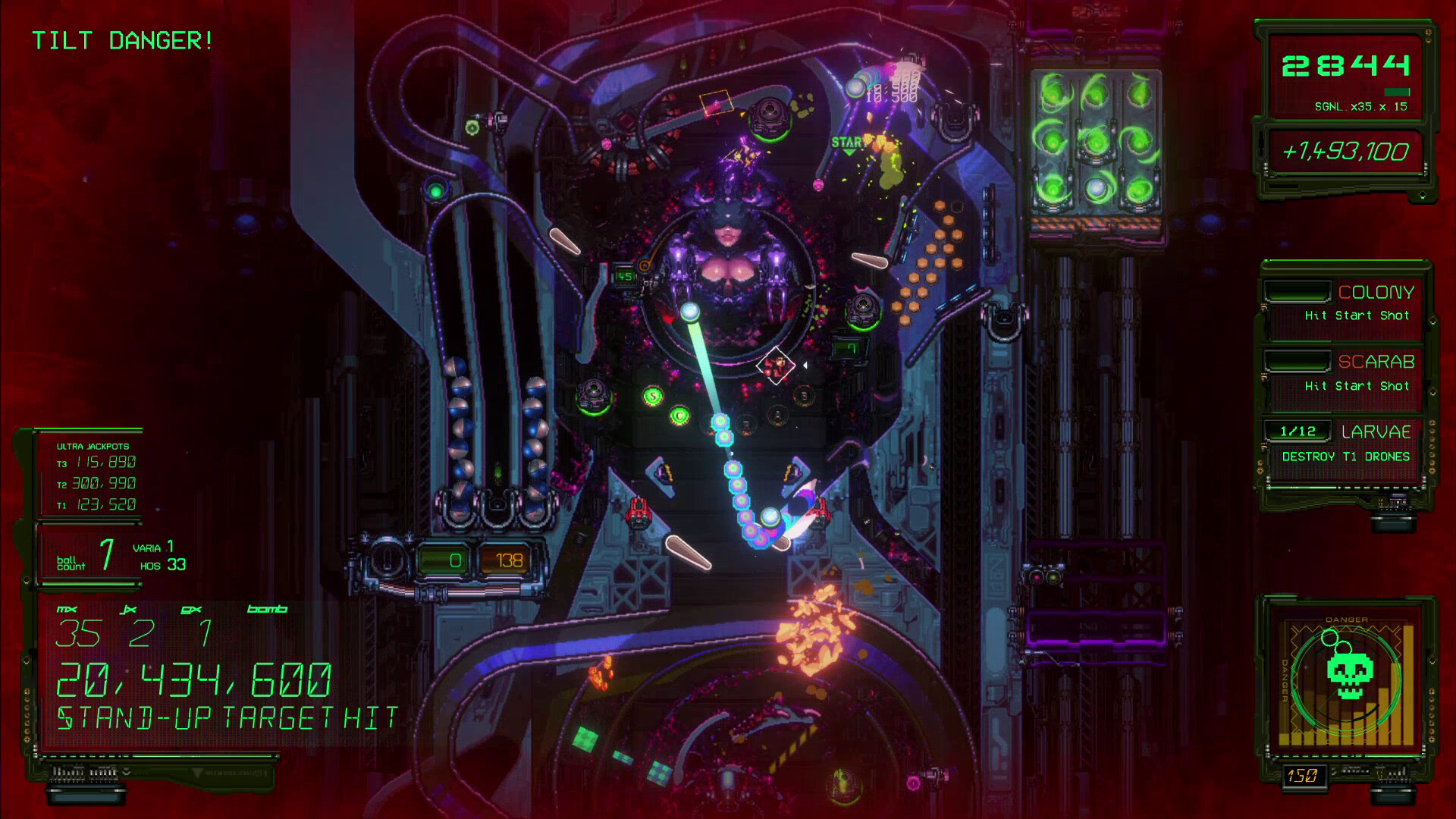 XENOTILT: HOSTILE PINBALL ACTION screenshot 3