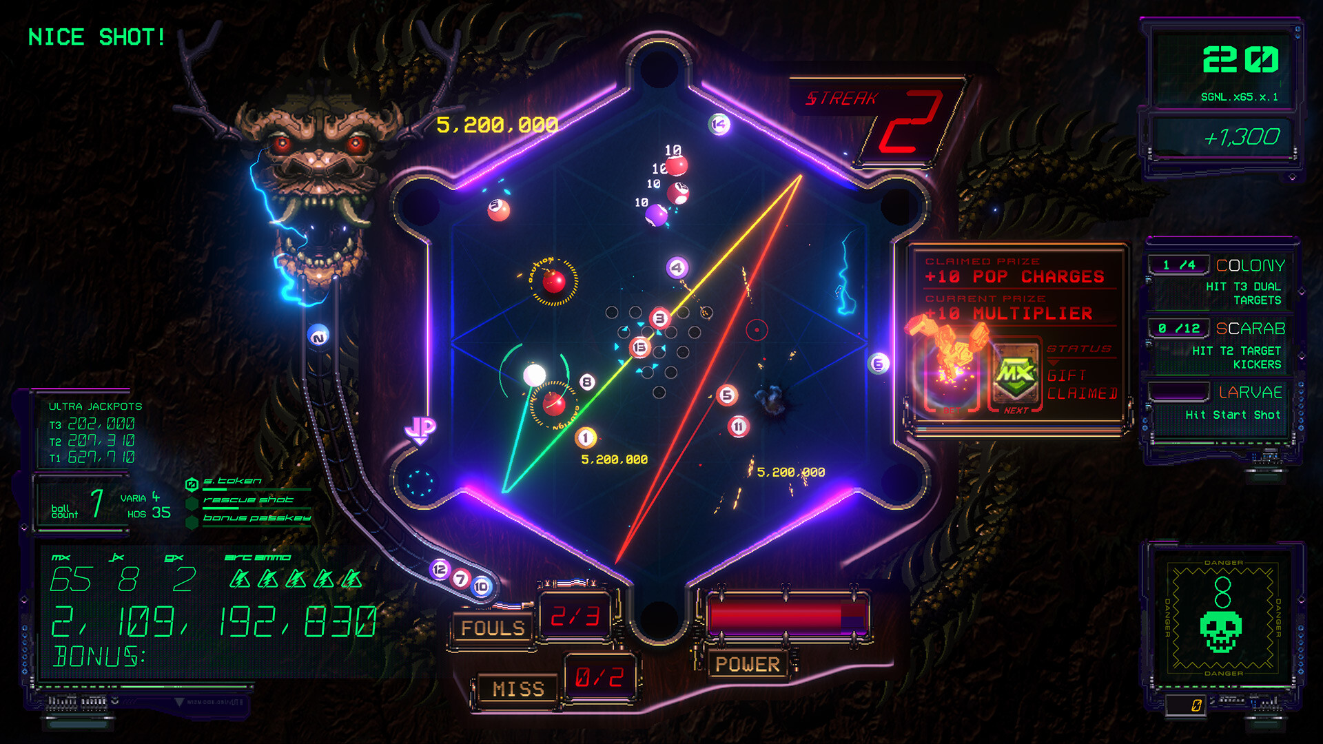 XENOTILT: HOSTILE PINBALL ACTION screenshot #5