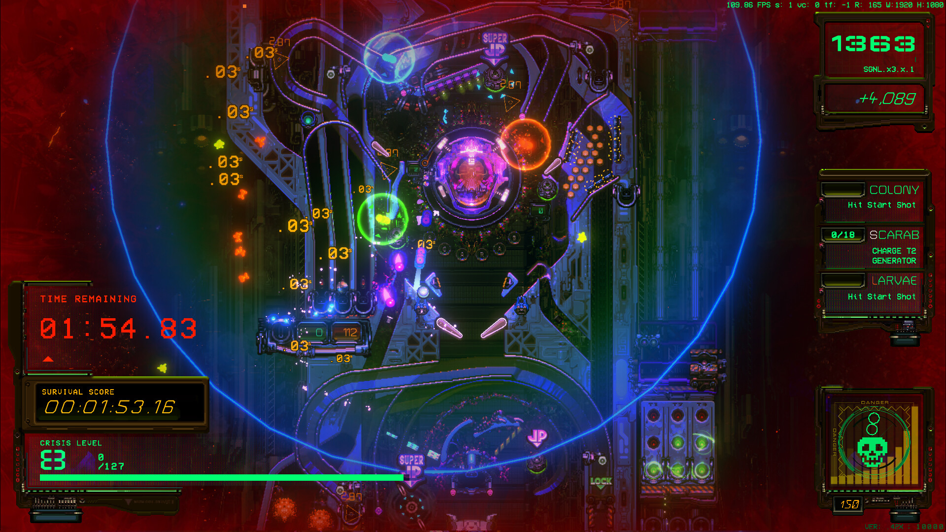 screenshot of XENOTILT: HOSTILE PINBALL ACTION 10