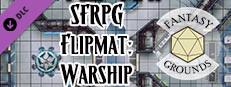 Fantasy Grounds - Starfinder RPG - Flipmat - Warship Small Capsule Image