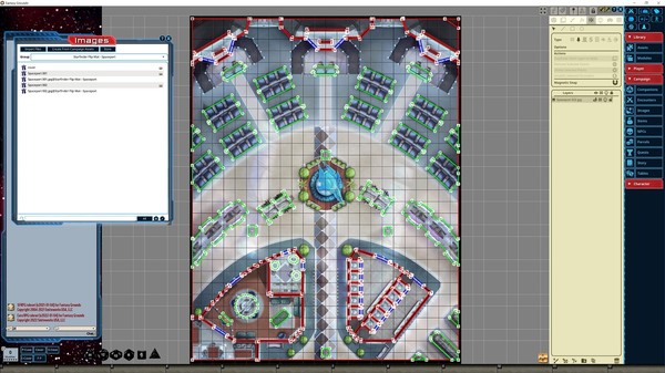 Fantasy Grounds - Starfinder RPG - Flipmat Spaceport
