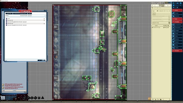 Fantasy Grounds - Starfinder RPG - Flipmat Spaceport
