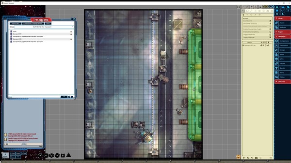 Fantasy Grounds - Starfinder RPG - Flipmat Spaceport