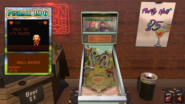 Screenshot z Eternal Pinball RPG