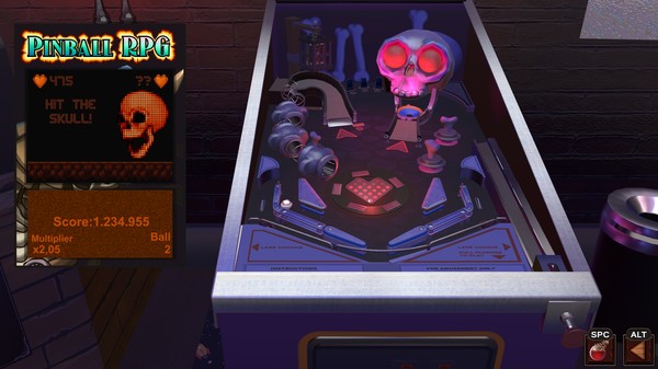 Screenshot z Eternal Pinball RPG