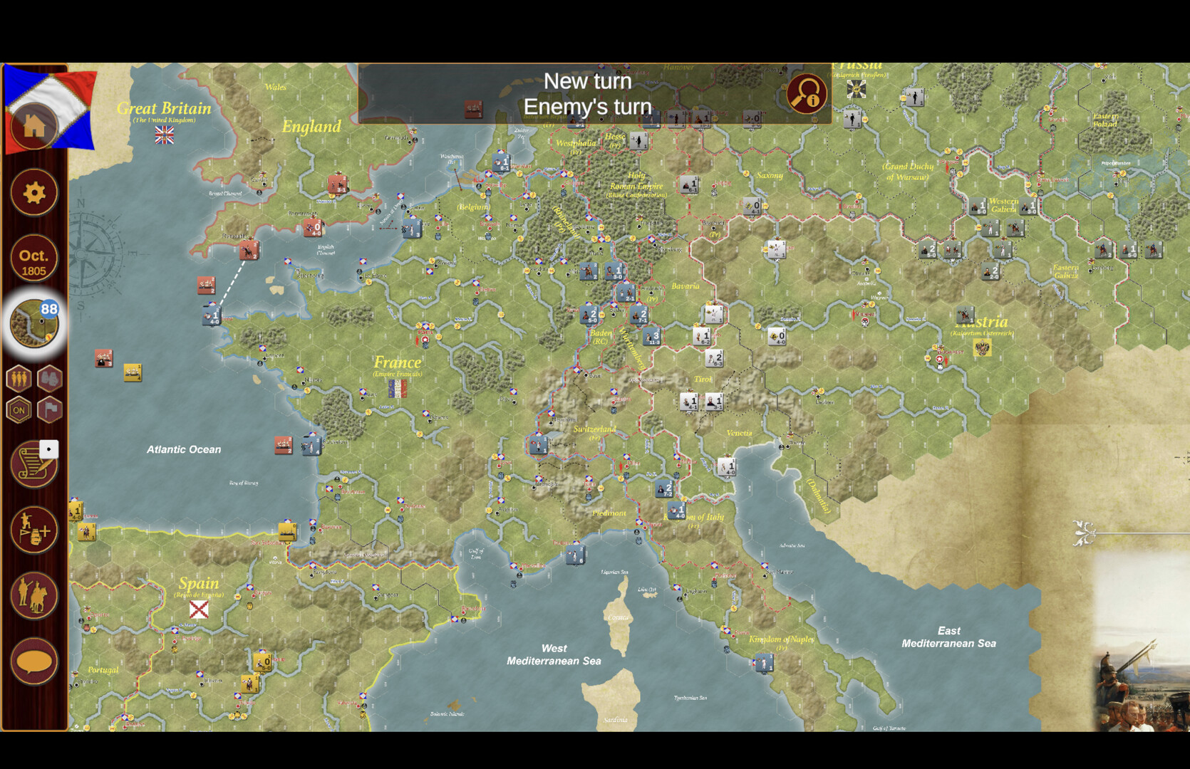 Napoleon's Eagles: Game of the Napoleonic Wars screenshot #1