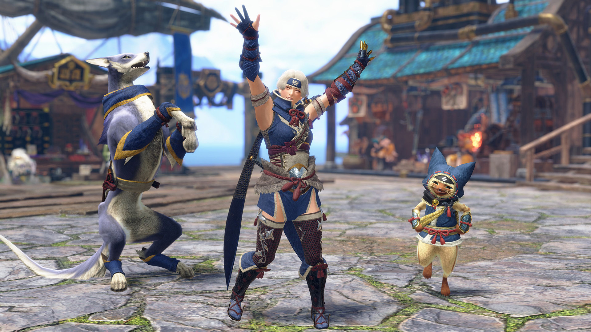 Monster Hunter Rise - "For the Fans" gesture set Featured Screenshot #1