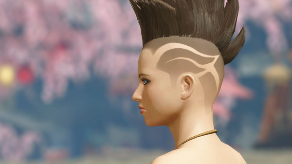 Monster Hunter Rise - "Spiribird Edge" hairstyle