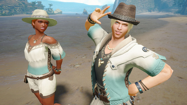 Monster Hunter Rise - "Summer Hat" Hunter layered armor piece