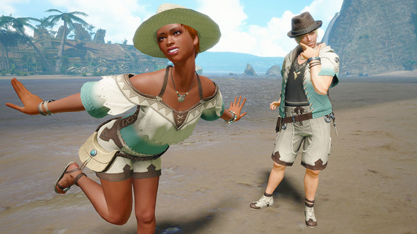 Monster Hunter Rise - "Summer Top" Hunter layered armor piece