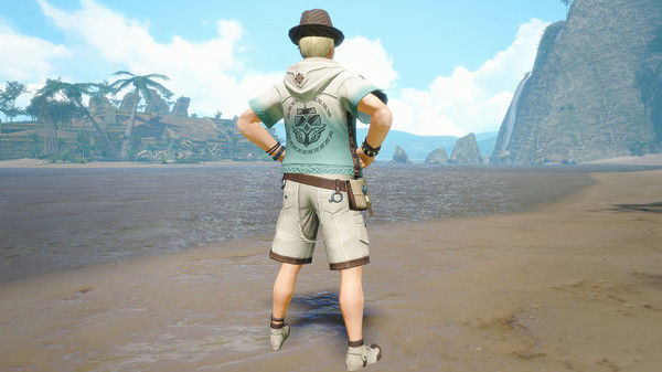Monster Hunter Rise - "Summer Belt" Hunter layered armor piece