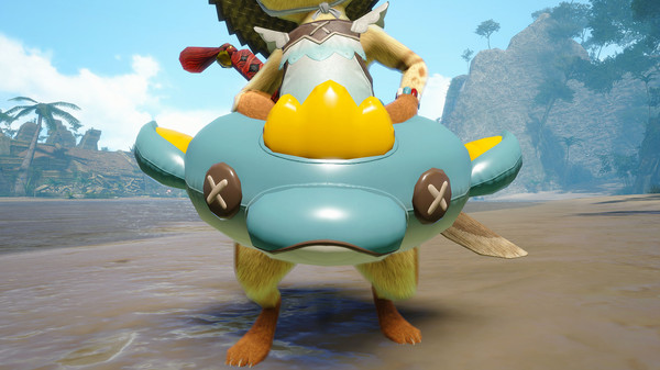 Monster Hunter Rise - "F Summer" Palico layered armor set