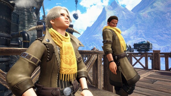 Monster Hunter Rise - "Fall Scarf" Hunter layered Armor Piece