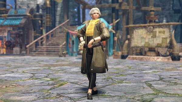 Monster Hunter Rise - "Fall Scarf" Hunter layered Armor Piece