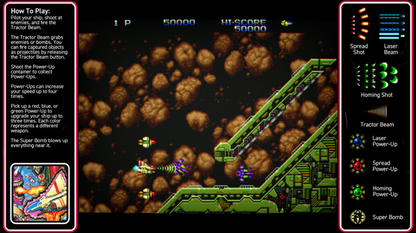 Screenshot z Zero Wing