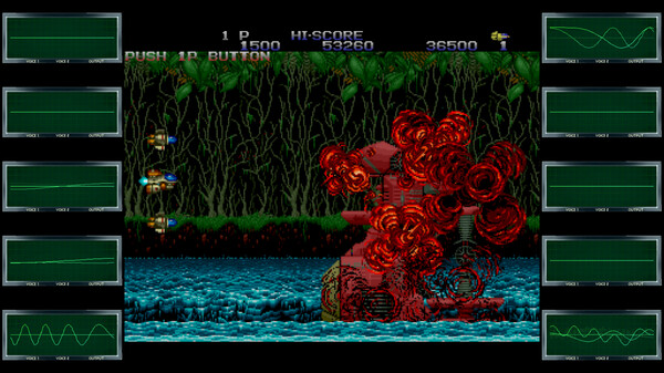 Screenshot z Zero Wing