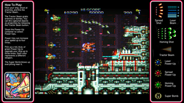 Screenshot z Zero Wing