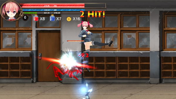 Screenshot z FIGHTING GIRL SAKURA-R
