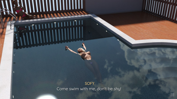 Futanari Sex - Pool Party screenshot 2