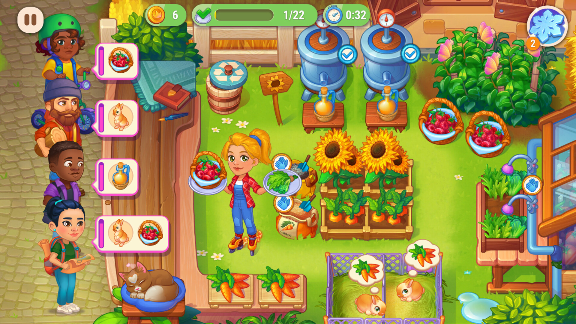 Farming Fever - Pizza and Burger Cooking game screenshot 4