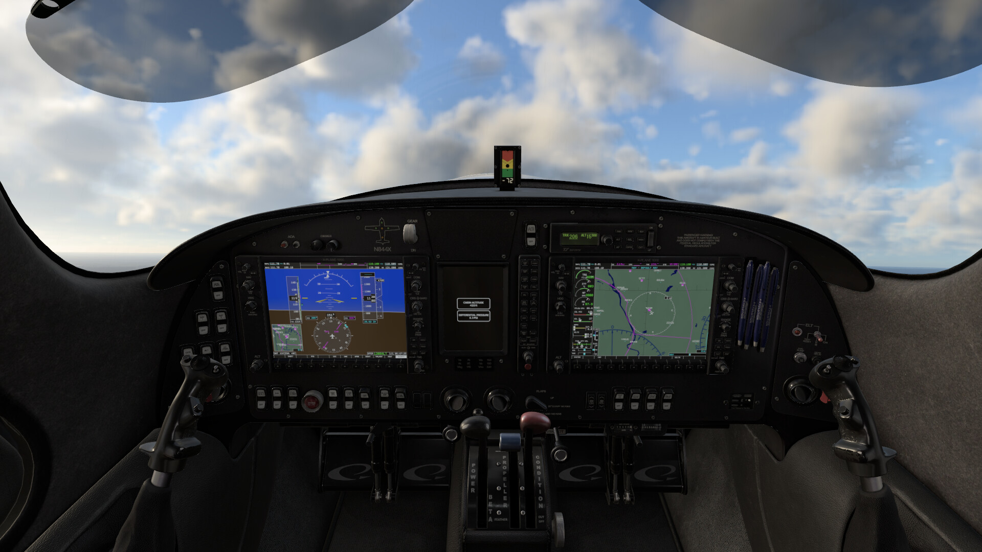 screenshot of X-Plane 12 8