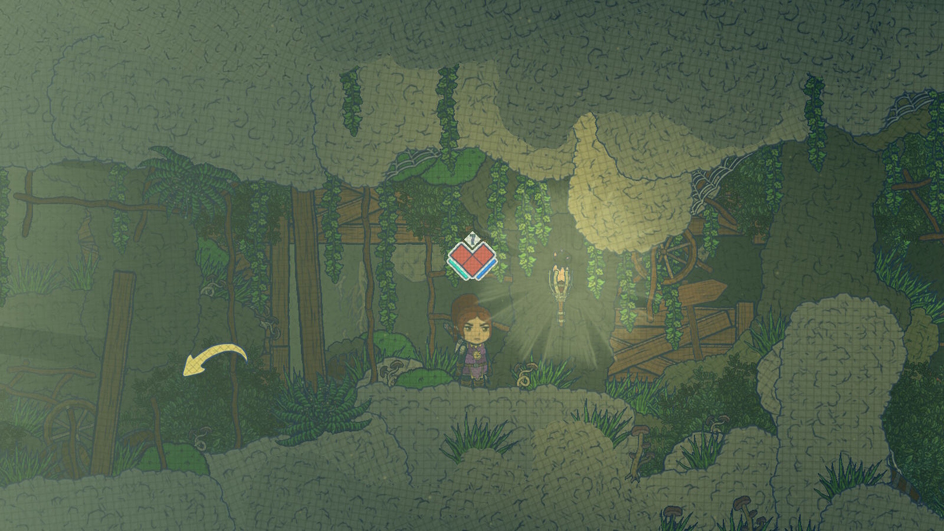 Painted Legend: Knights of Ink & Paper screenshot 2