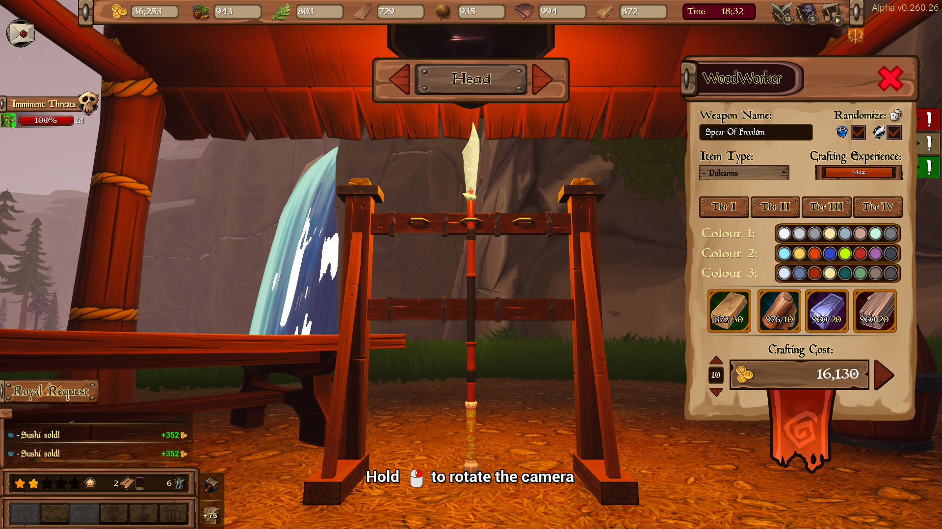 screenshot of A Hero's Rest: An RPG Town Simulator 1