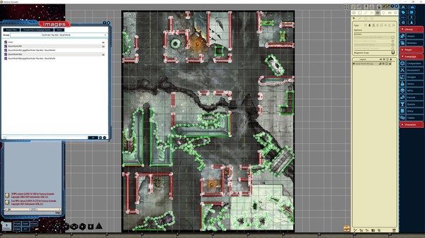 Fantasy Grounds - Starfinder RPG - Flipmat - Dead World