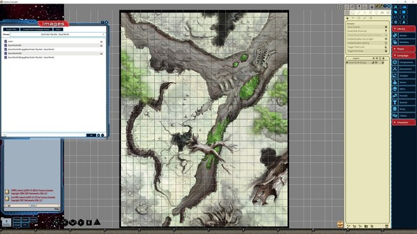 Fantasy Grounds - Starfinder RPG - Flipmat - Dead World