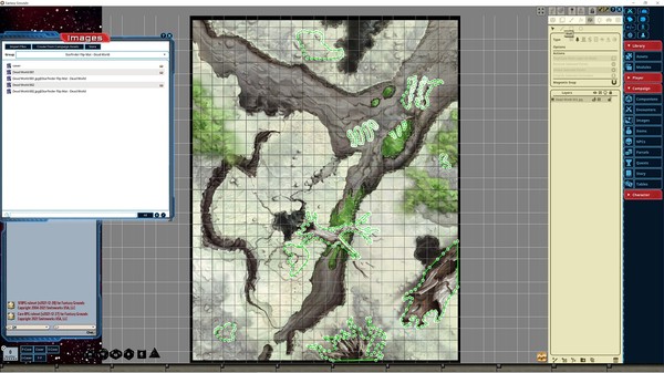 Fantasy Grounds - Starfinder RPG - Flipmat - Dead World