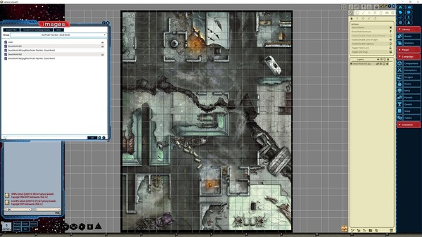 Fantasy Grounds - Starfinder RPG - Flipmat - Dead World