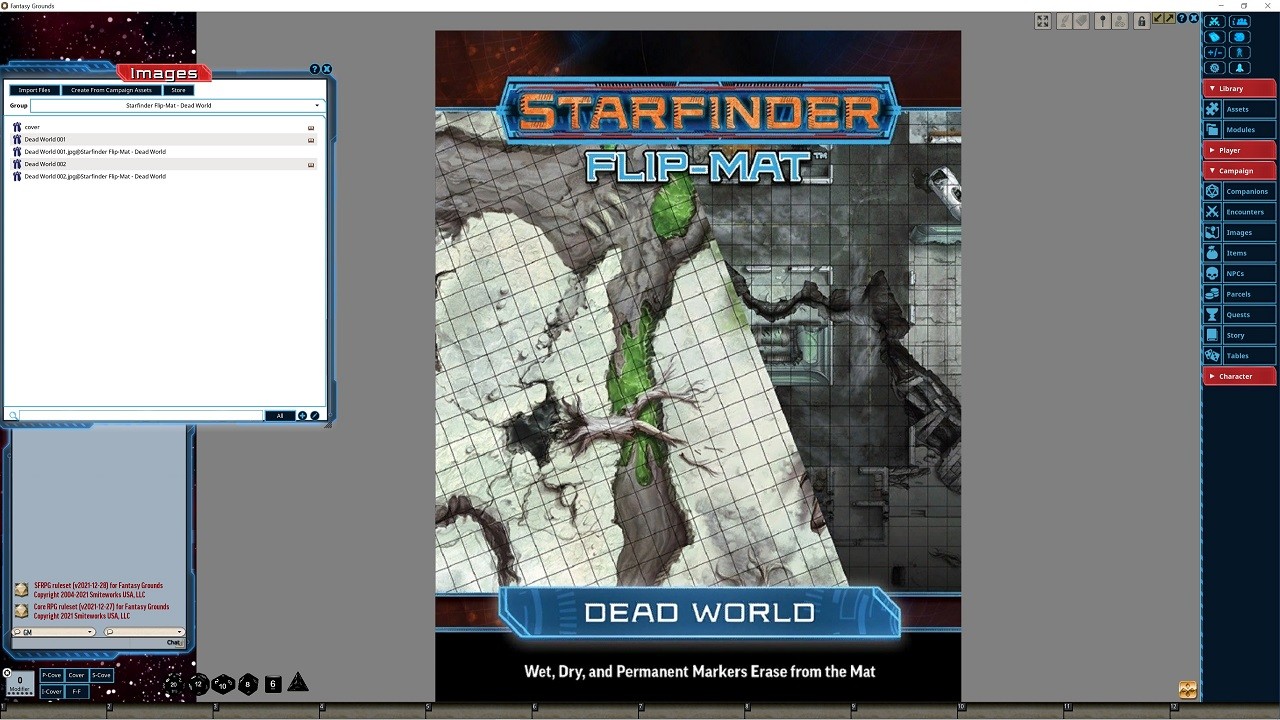 Fantasy Grounds - Starfinder RPG - Flipmat - Dead Worldのスクリーンショット 1