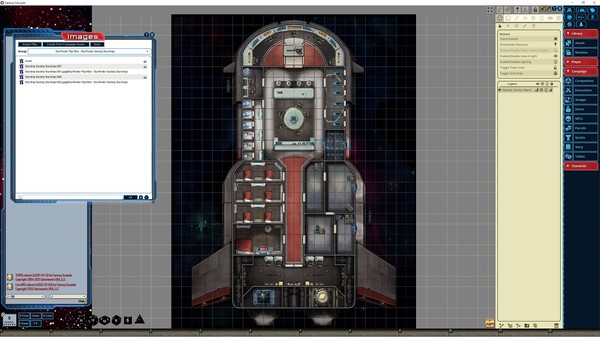 Fantasy Grounds - Starfinder RPG - Flipmat - Starfinder Society Starships