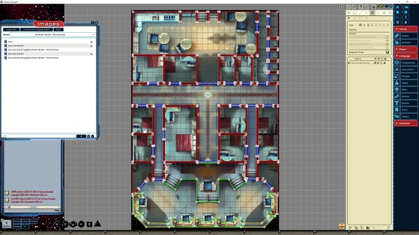 Fantasy Grounds - Starfinder RPG - FlipMat - Giant Starship