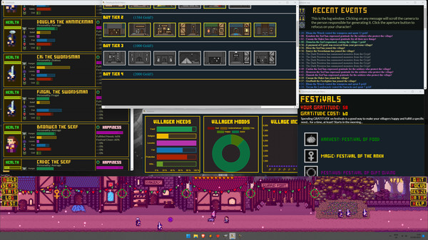 Desktopia: A Desktop Village Simulator.