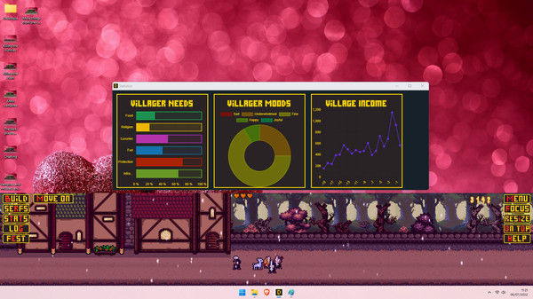 Desktopia: A Desktop Village Simulator.