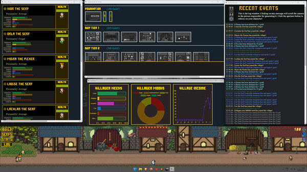 Desktopia: A Desktop Village Simulator.