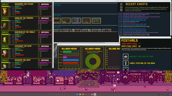 Desktopia: A Desktop Village Simulator.